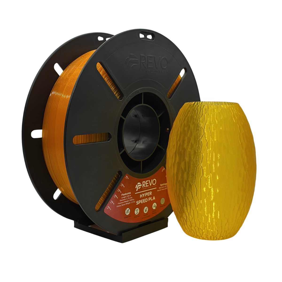 Hyper Speed PLA Şeffaf Turuncu - Görsel 1
