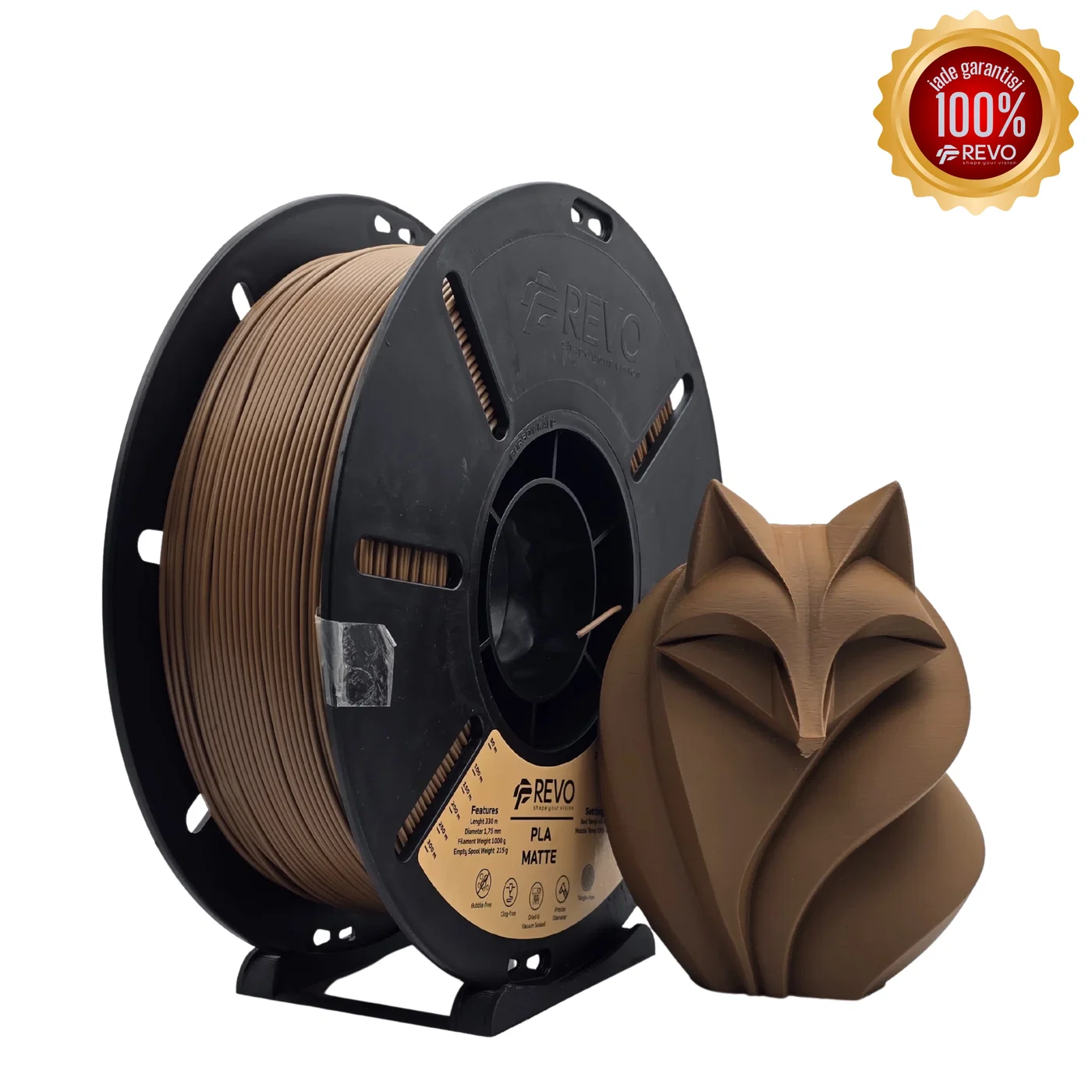 PLA Matte Kahverengi Filament
